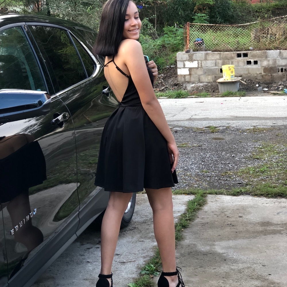 Black homecoming dress🖤